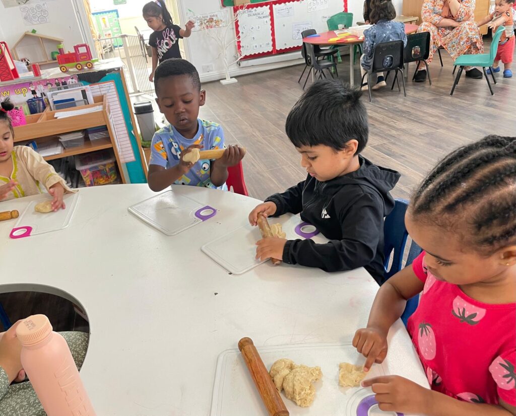 Childs are doing their activites